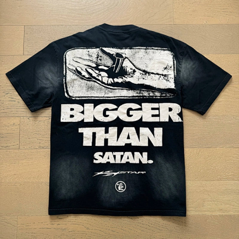 Hellstar T-Shirt Washed Black – HTS033