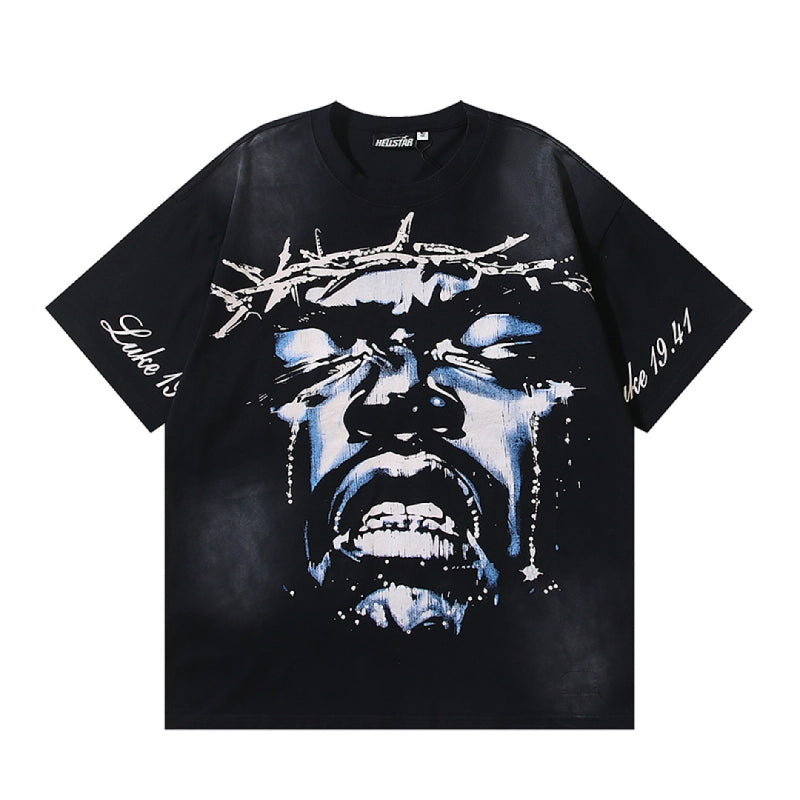Hellstar T-Shirt Washed Black – HTS035
