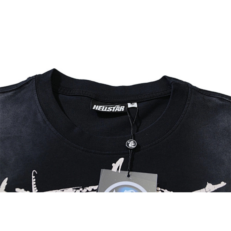 Hellstar T-Shirt Washed Black – HTS035