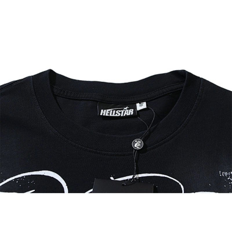 Hellstar T-Shirt Washed Black – HTS036