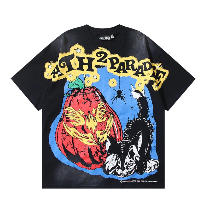 Hellstar T-Shirt Washed Black – HTS042