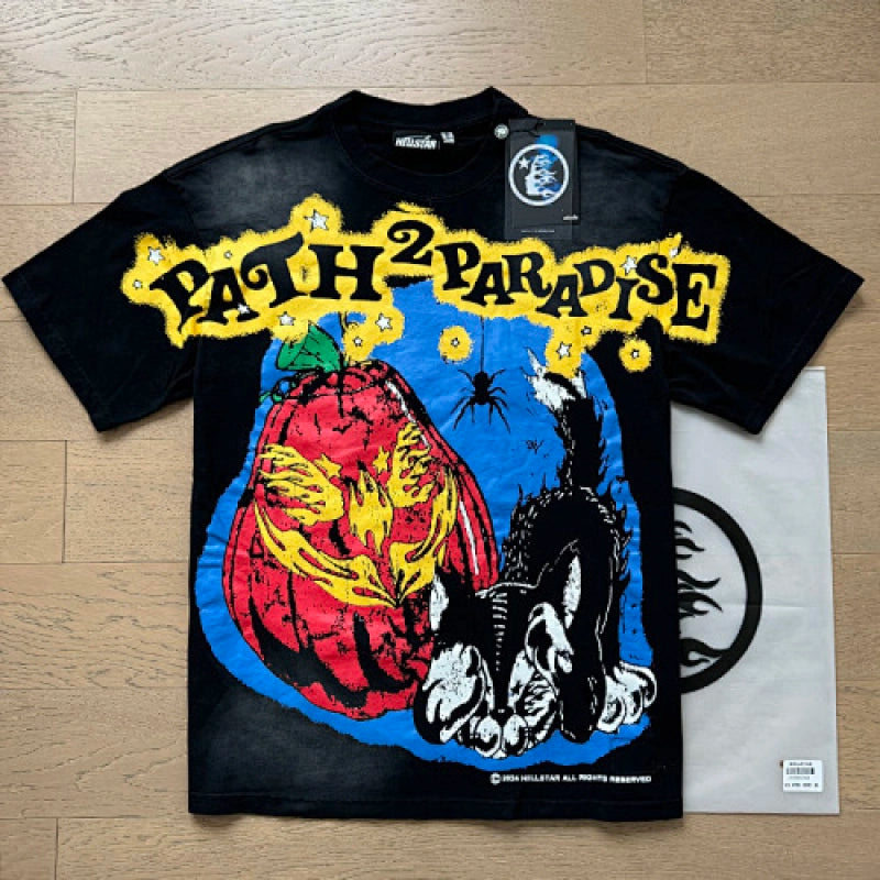 Hellstar T-Shirt Washed Black – HTS042