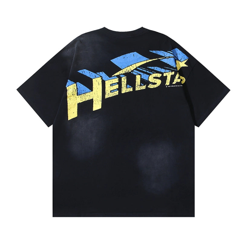 Hellstar T-Shirt Washed Black – HTS044