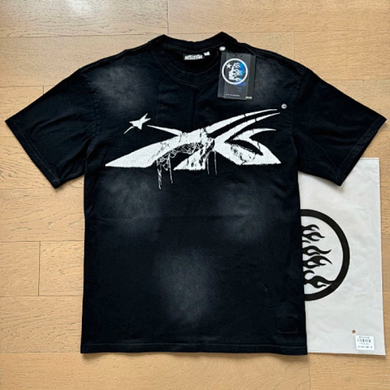 Hellstar T-Shirt Washed Black – HTS045