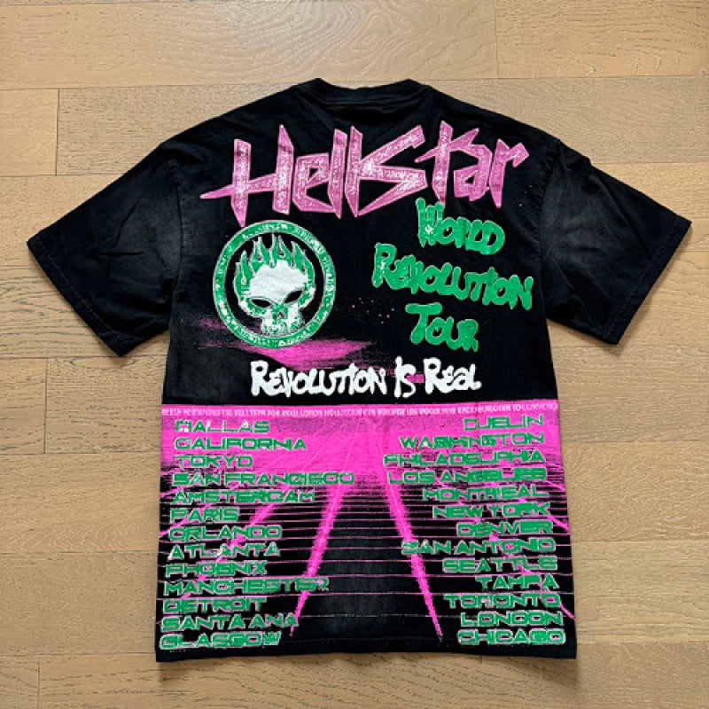 Hellstar T-Shirt Washed Black – HTS046