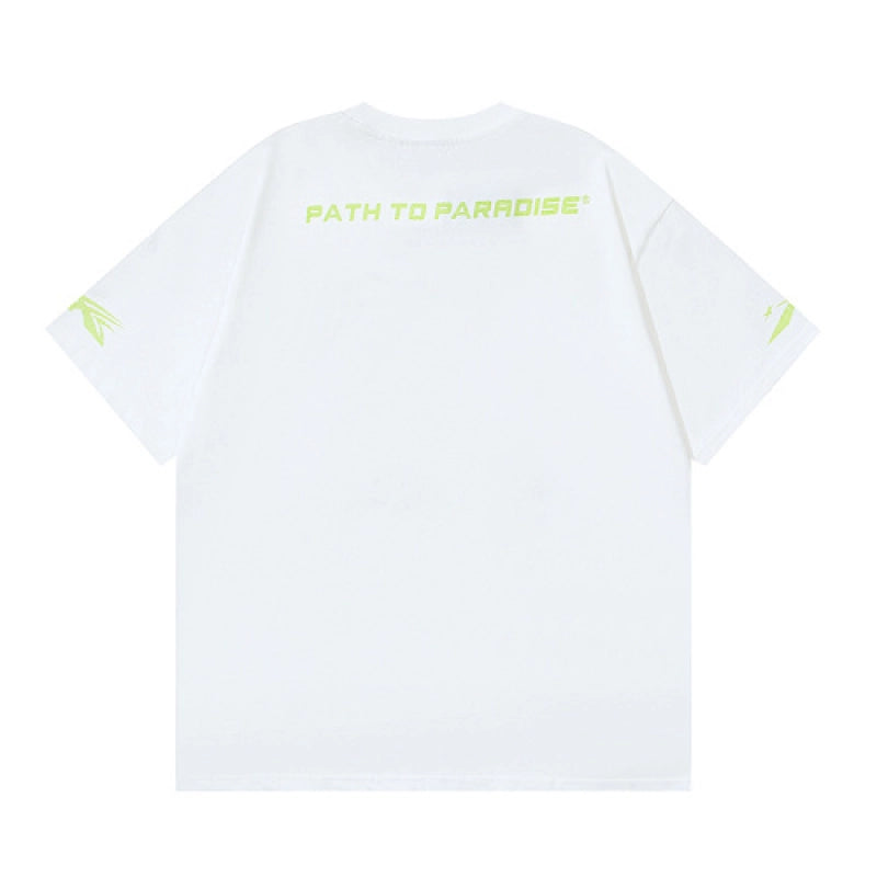 Hellstar T-Shirt White Green – HTS038