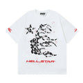Hellstar T-Shirt White Red – HTS037