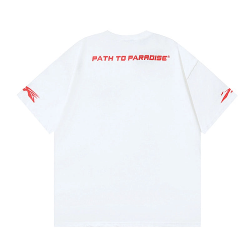 Hellstar T-Shirt White Red – HTS037