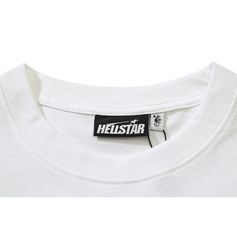 Hellstar T-Shirt White Red – HTS037