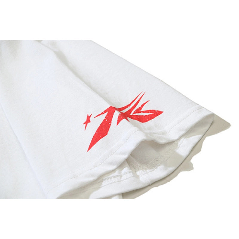 Hellstar T-Shirt White Red – HTS037