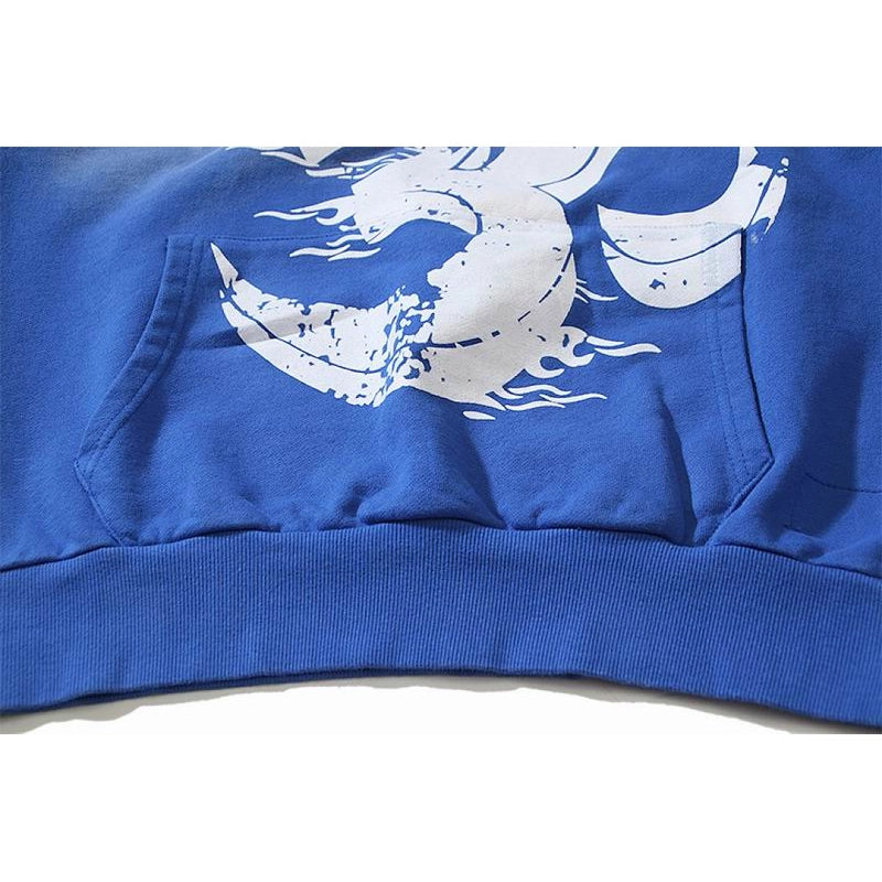 Hellstar Yoga Hoodie Capsule 4 Blue – HHD025