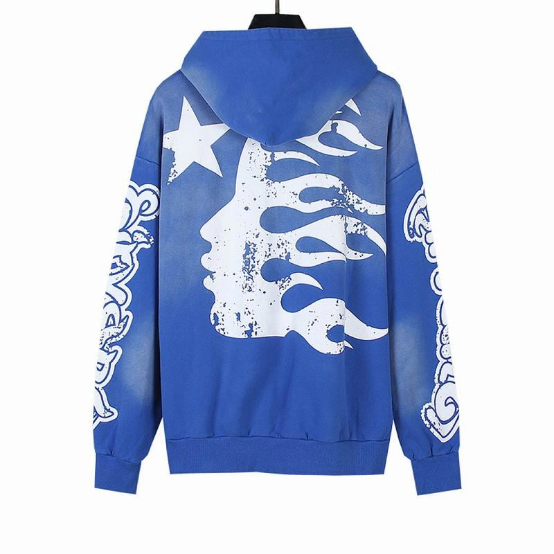Hellstar Yoga Hoodie Capsule 4 Blue – HHD025