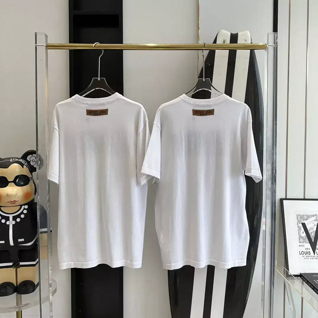 LOGO COTTON T-SHIRT IN WHITE – LVTS110