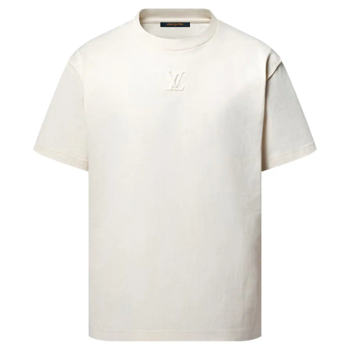 LOGO EMBOSSED T-SHIRT IN WHITE – LVTS112