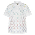 LOGO GRADIENT POLOSHIRT IN WHITE – LVTS142