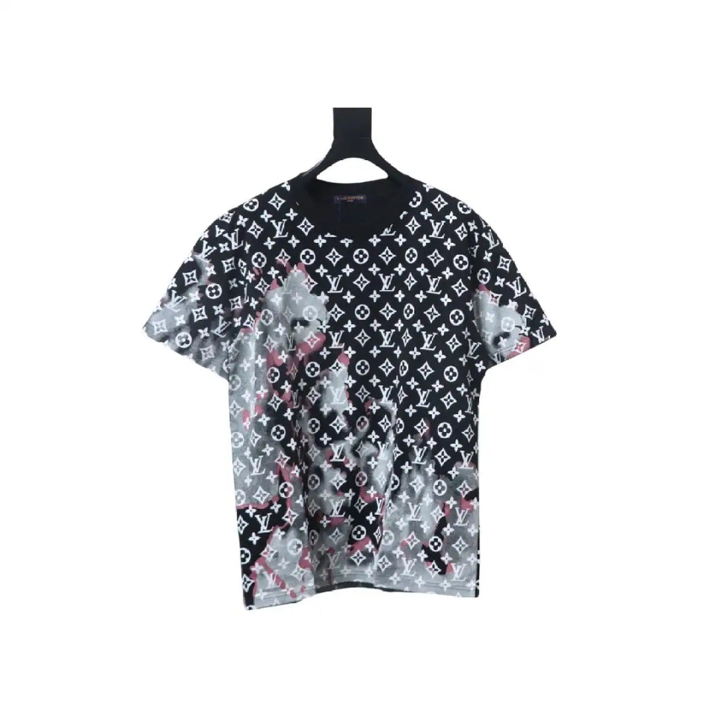 LOUIS VUITTON 25SS FIRE CLOUD MONOGRAM ALL-OVER PRINT T-SHIRT – LVTS192