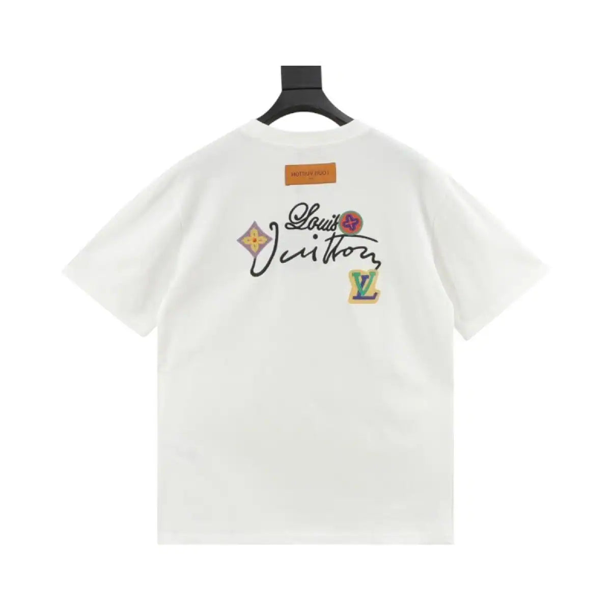 LOUIS VUITTON 25SS FLORAL LETTERING EMBROIDERED T-SHIRT WHITE – LVTS200