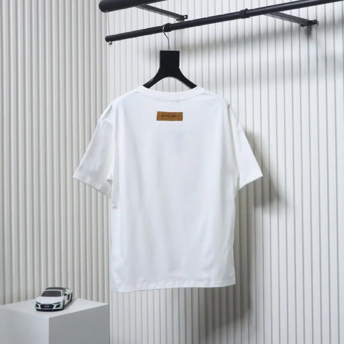 LOUIS VUITTON 25SS GRAFFITI HAND-PAINTED PUMPKIN PRINT T-SHIRT WHITE – LVTS186
