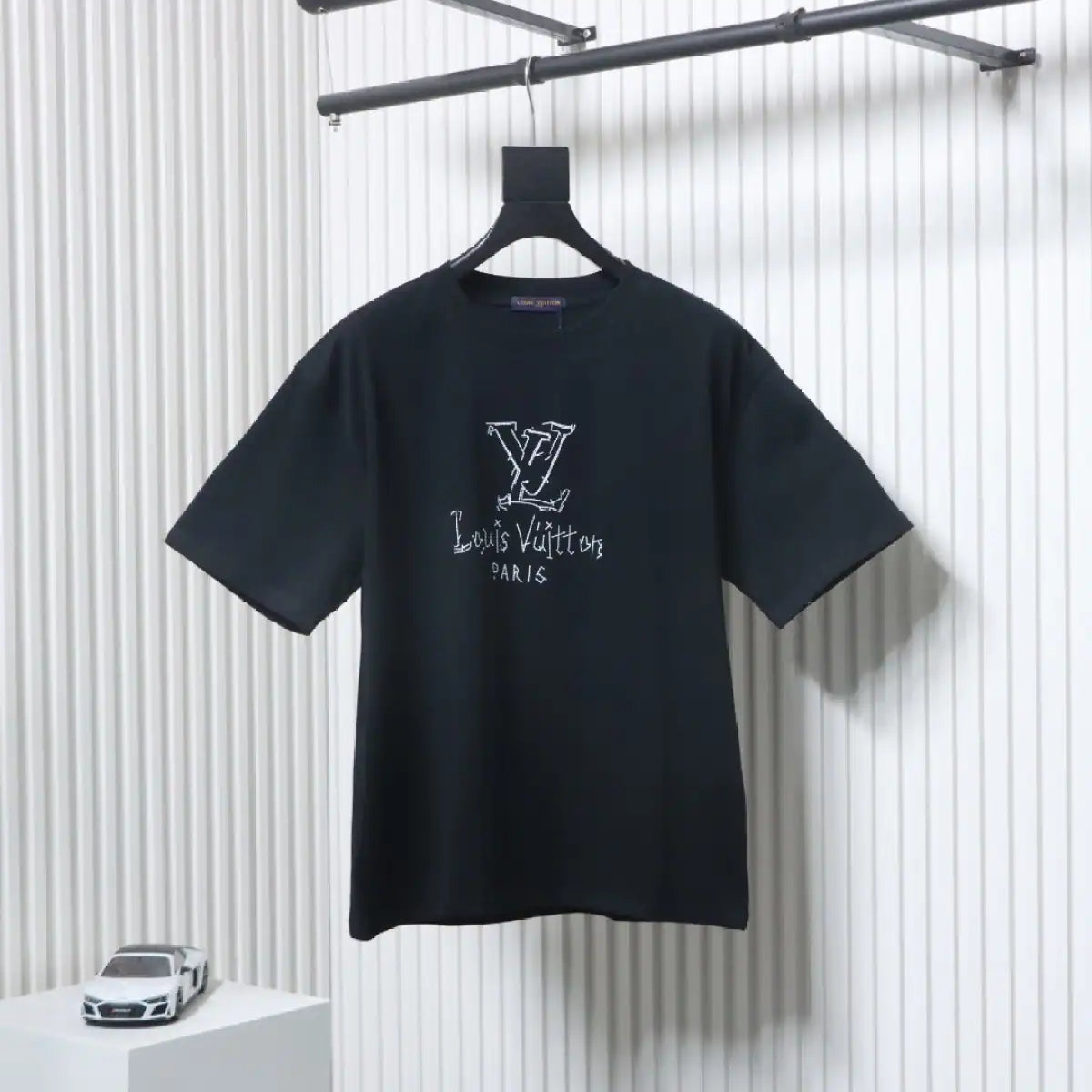 LOUIS VUITTON 25SS PATCH LETTER T-SHIRT BLACK – LVTS189