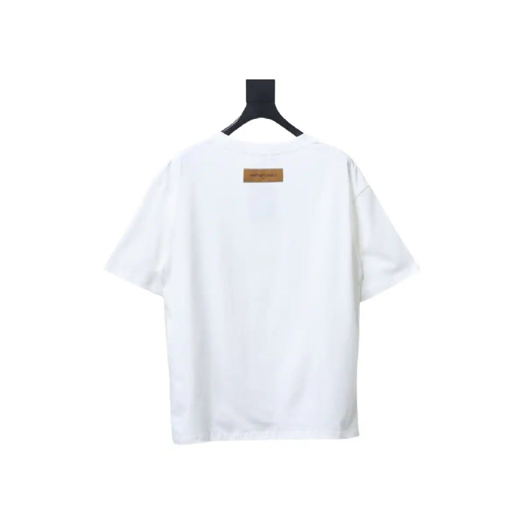 LOUIS VUITTON 25SS ROPE KNOT EMBROIDERED LOGO T-SHIRT WHITE – LVTS191