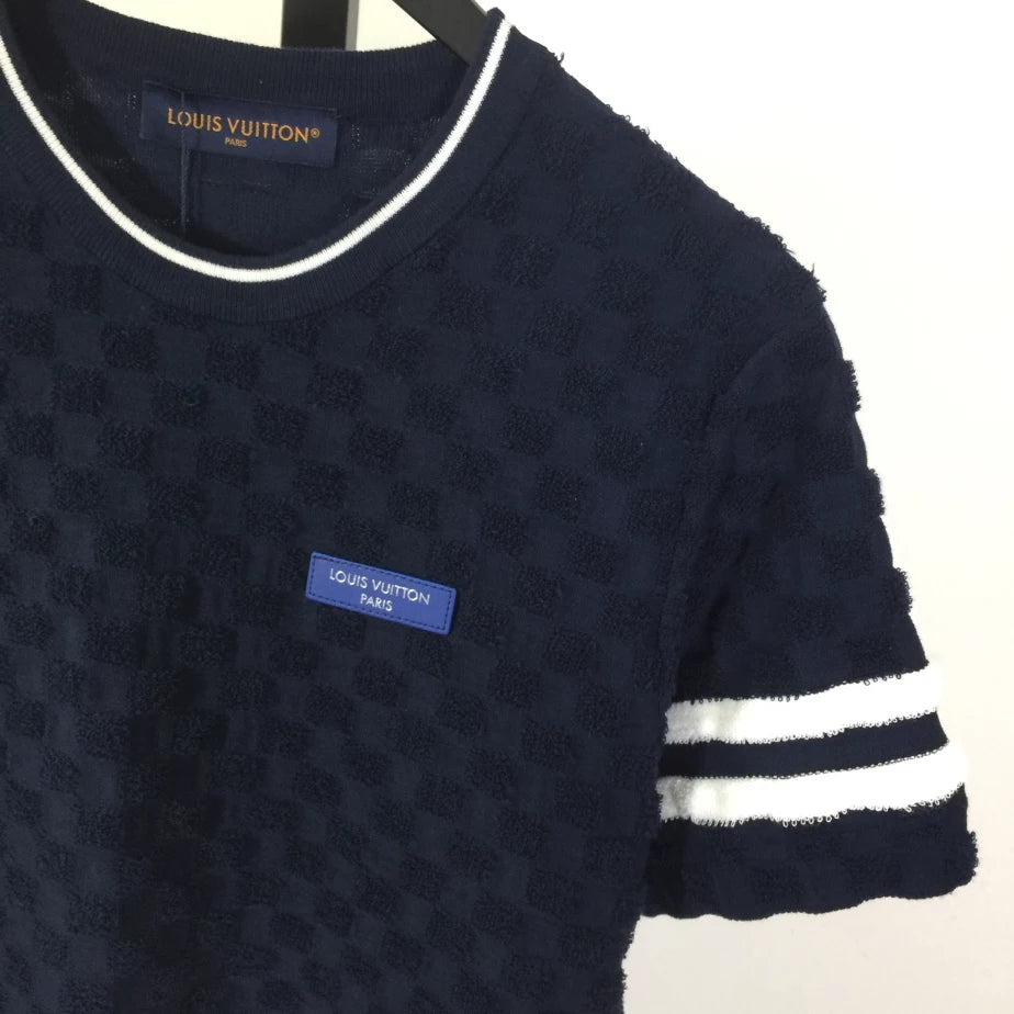 LOUIS VUITTON DAMIER TERRY TENNIS T-SHIRT – LVTS244