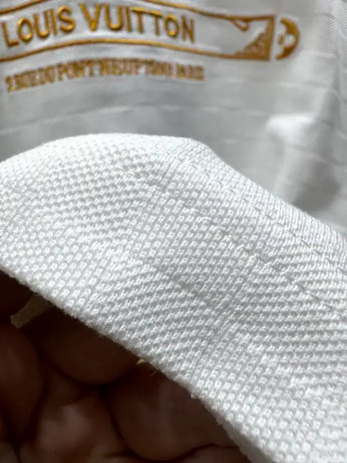 LOUIS VUITTON EMBELLISHED DAMIER PIQUE T-SHIRT – LVTS162