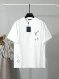 LOUIS VUITTON EMBROIDERED SIGNATURE T-SHIRT – LVTS237