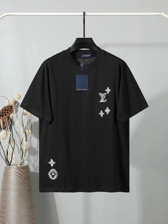 LOUIS VUITTON EMBROIDERED SIGNATURE T-SHIRT – LVTS238