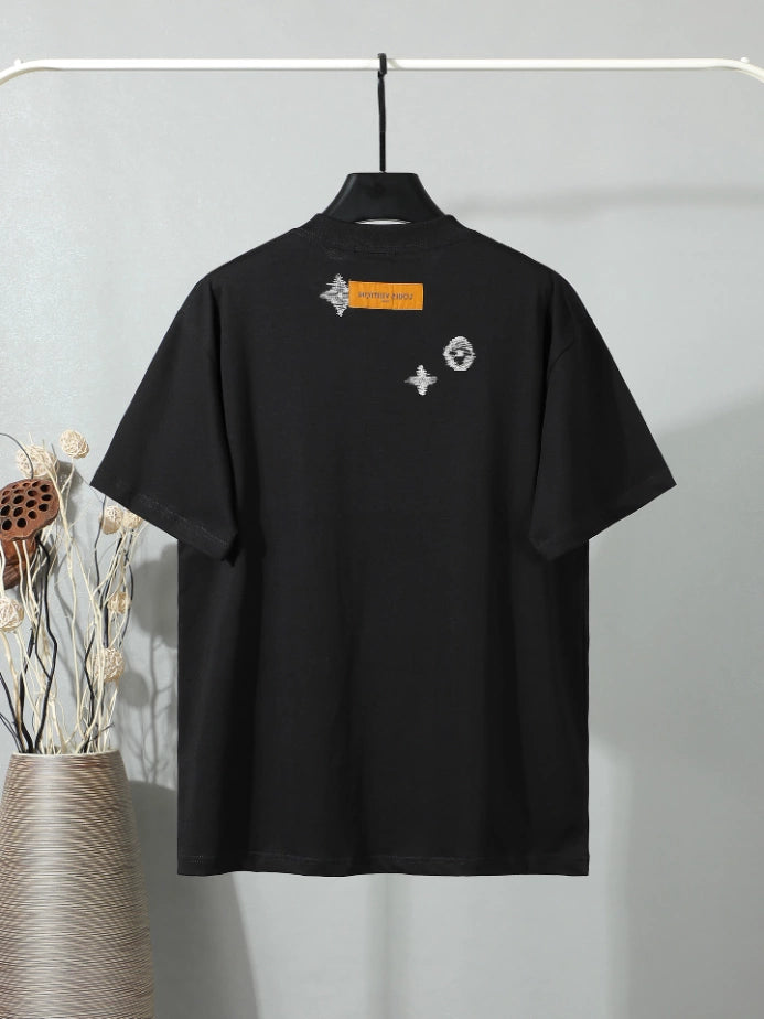 LOUIS VUITTON EMBROIDERED SIGNATURE T-SHIRT – LVTS238