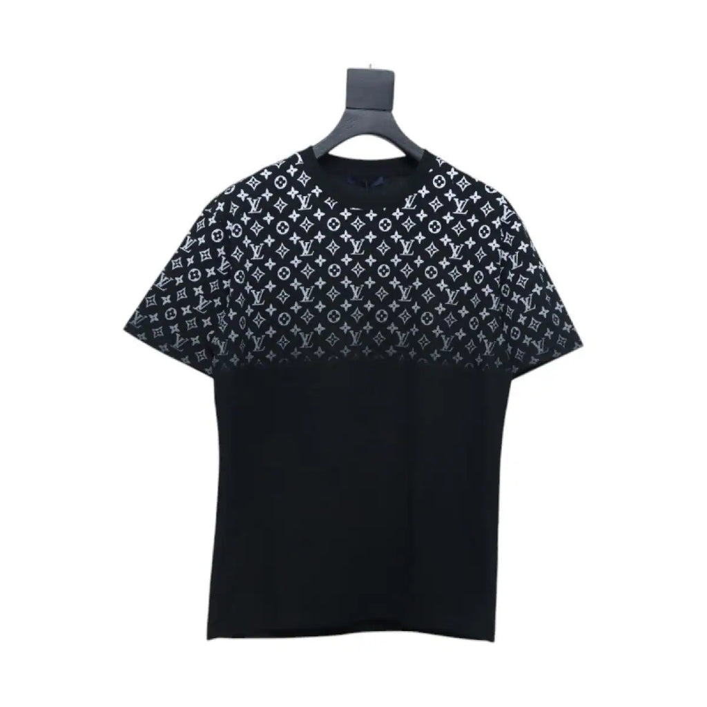 LOUIS VUITTON GRADIENT COTTON T-SHIRT BLACK/WHITE – LVTS188