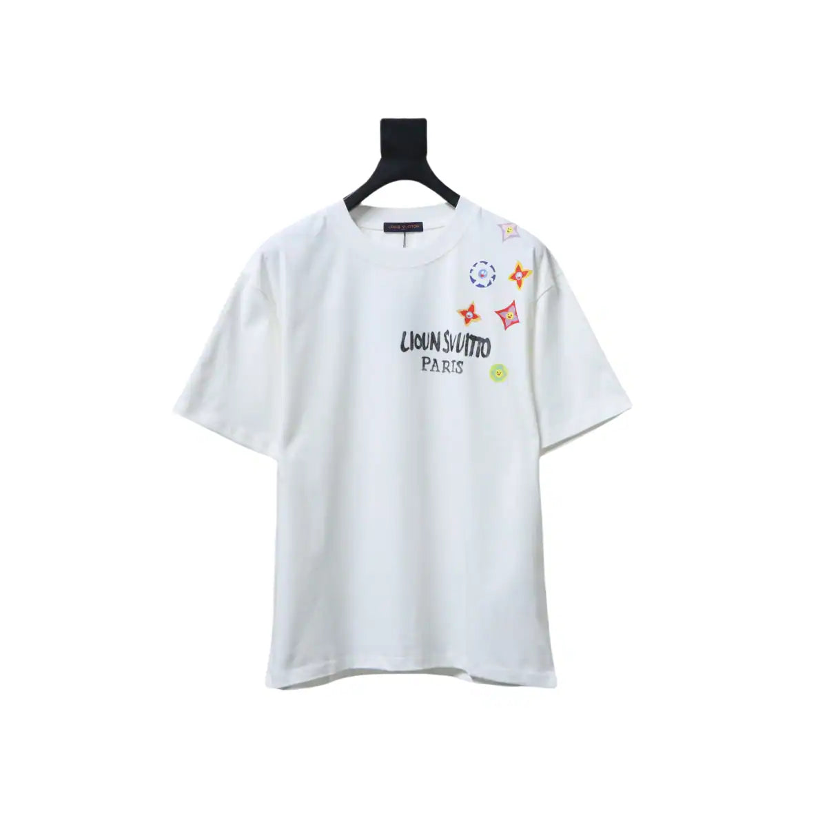 LOUIS VUITTON LV 25SS SHOULDER LABEL T-SHIRT WHITE – LVTS197