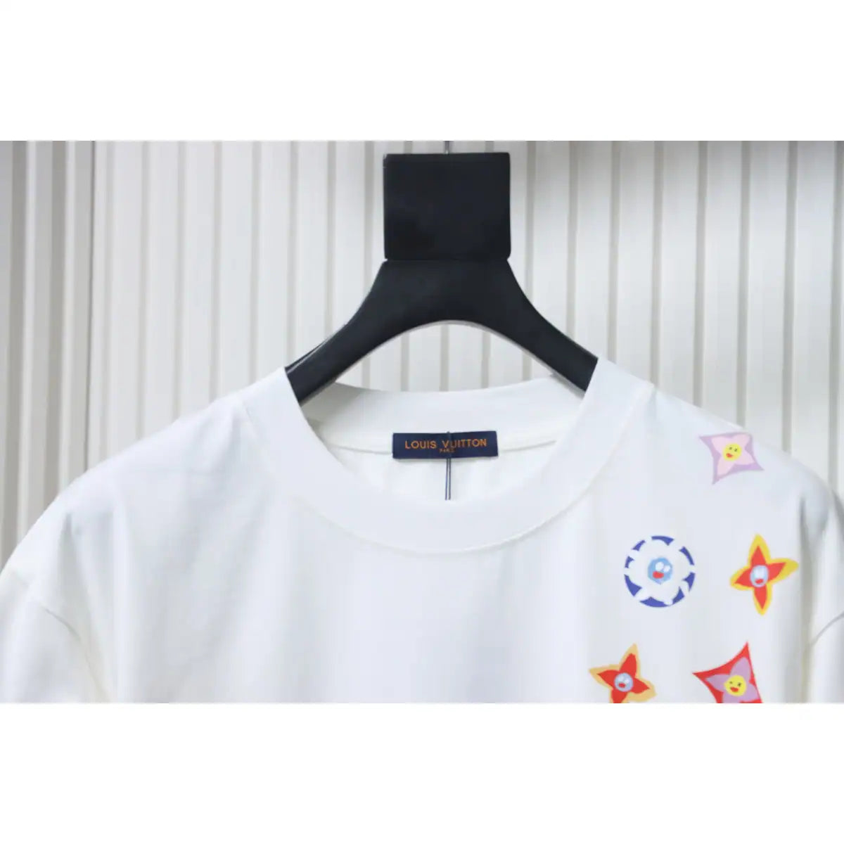 LOUIS VUITTON LV 25SS SHOULDER LABEL T-SHIRT WHITE – LVTS197