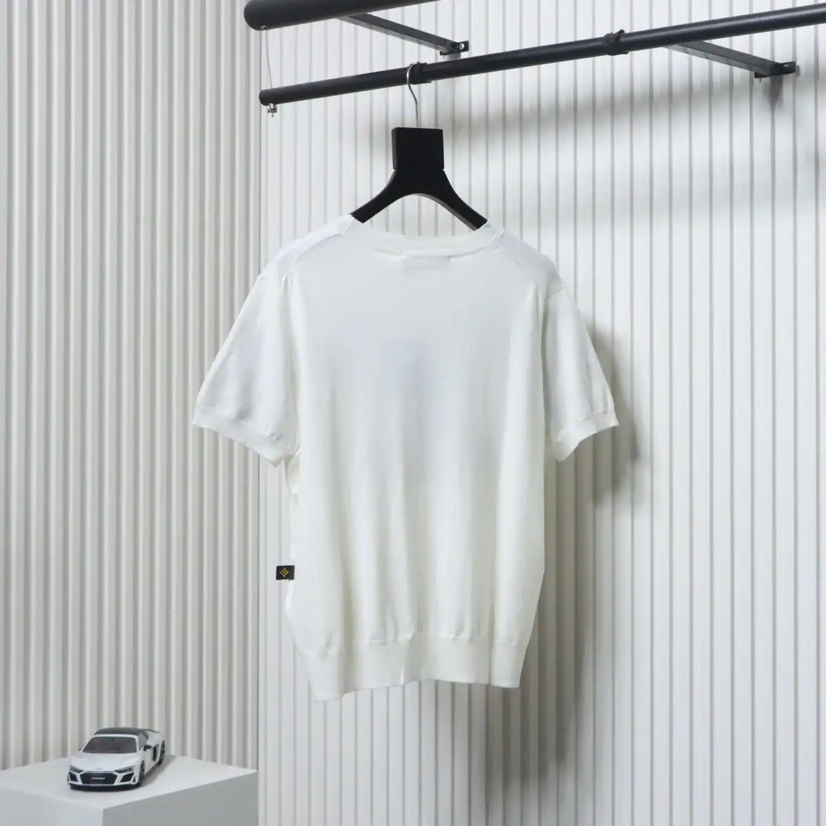 LOUIS VUITTON ROPE JACQUARD KNIT T-SHIRT WHITE – LVTS194