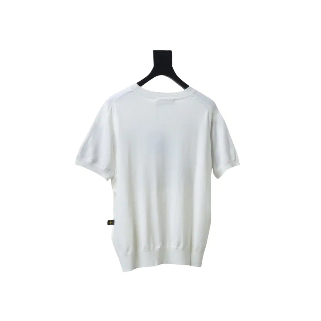 LOUIS VUITTON ROPE JACQUARD KNIT T-SHIRT WHITE – LVTS194