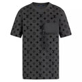 LV HOOK AND LOOP MONOGRAM SHORT-SLEEVE T-SHIRT IN GREY – LVTS106