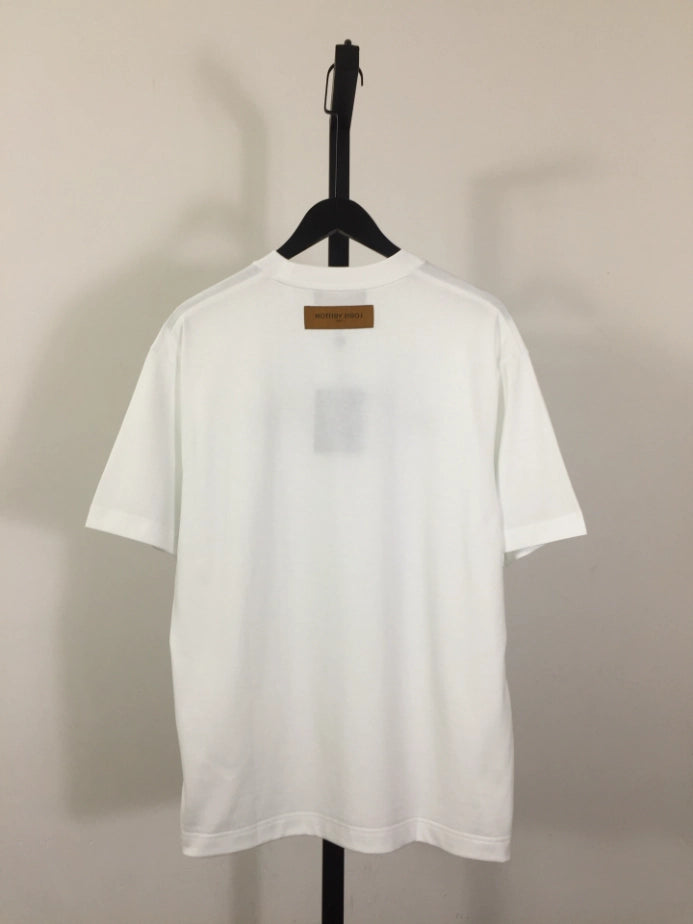 LV X THE DARJEELING LIMITED EMBROIDERED SHORT-SLEEVED CREWNECK – LVTS250