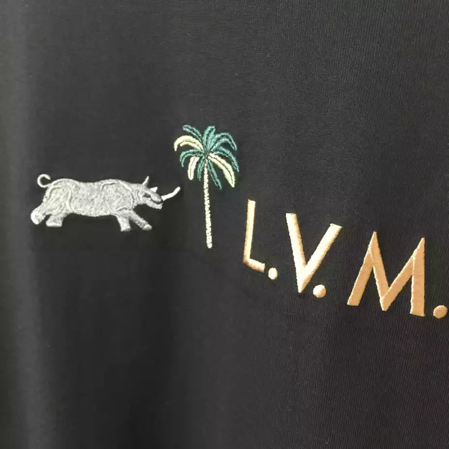LV X THE DARJEELING LIMITED EMBROIDERED SHORT-SLEEVED CREWNECK – LVTS251