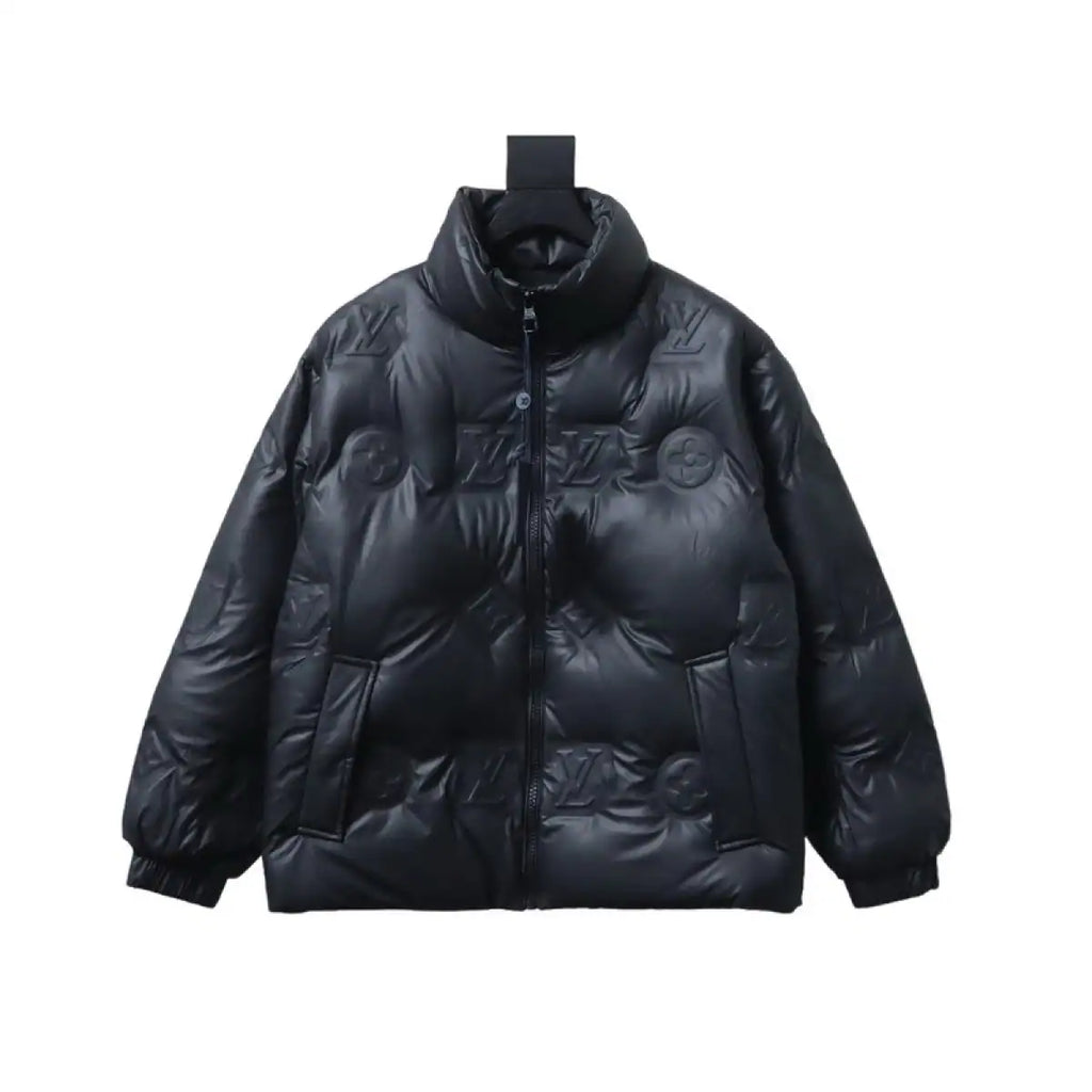 Louis Vuitton Black Print Embossed Black Down Jacket – LVC98