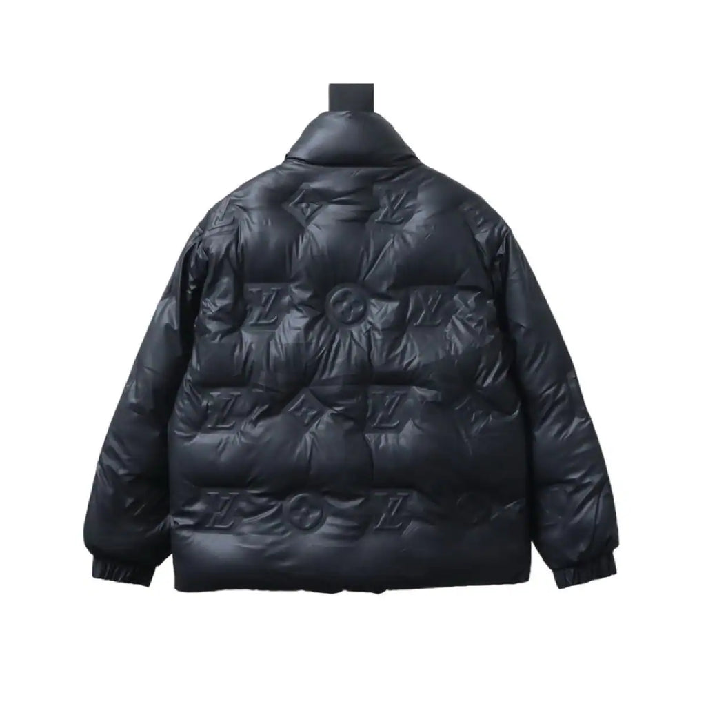 Louis Vuitton Black Print Embossed Black Down Jacket – LVC98