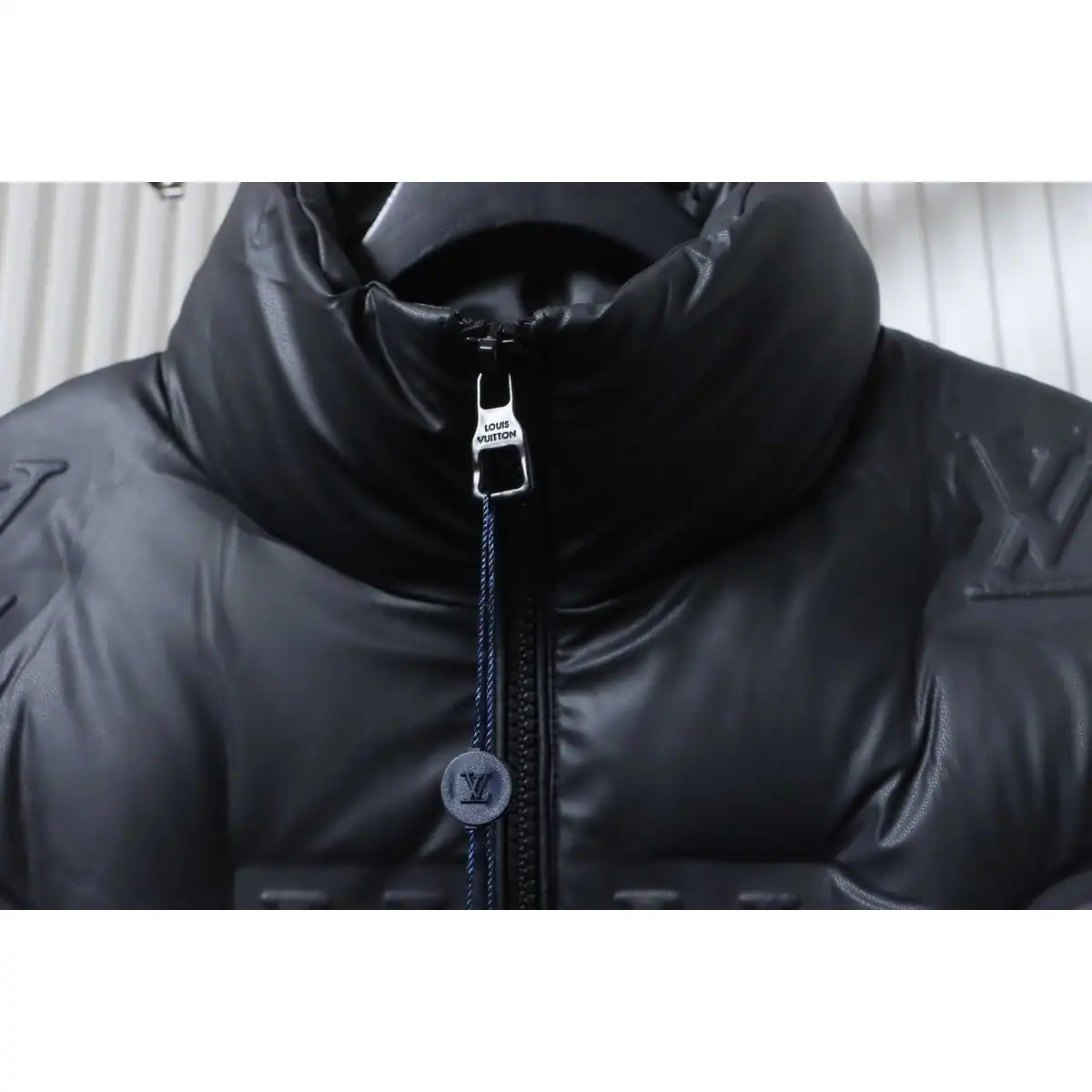 Louis Vuitton Black Print Embossed Black Down Jacket – LVC98