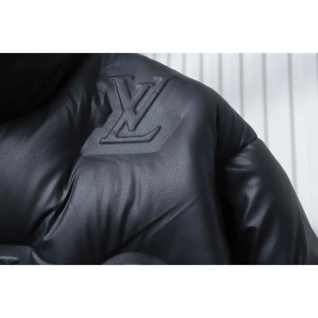 Louis Vuitton Black Print Embossed Black Down Jacket – LVC98