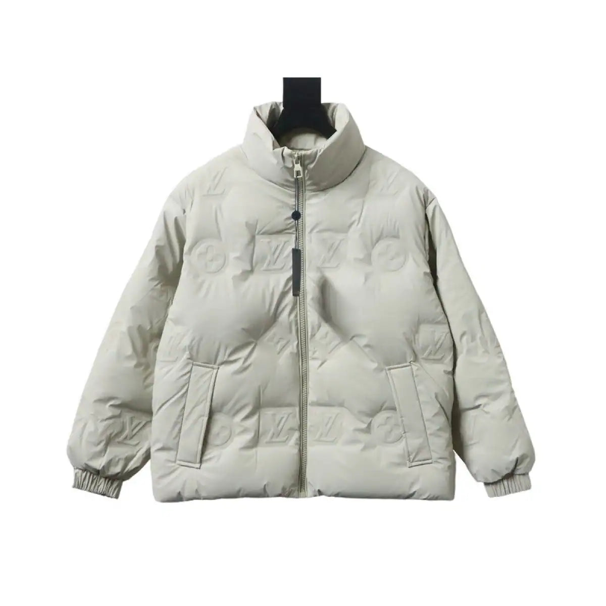 Louis Vuitton Black Print Embossed White Down Jacket – LVC97
