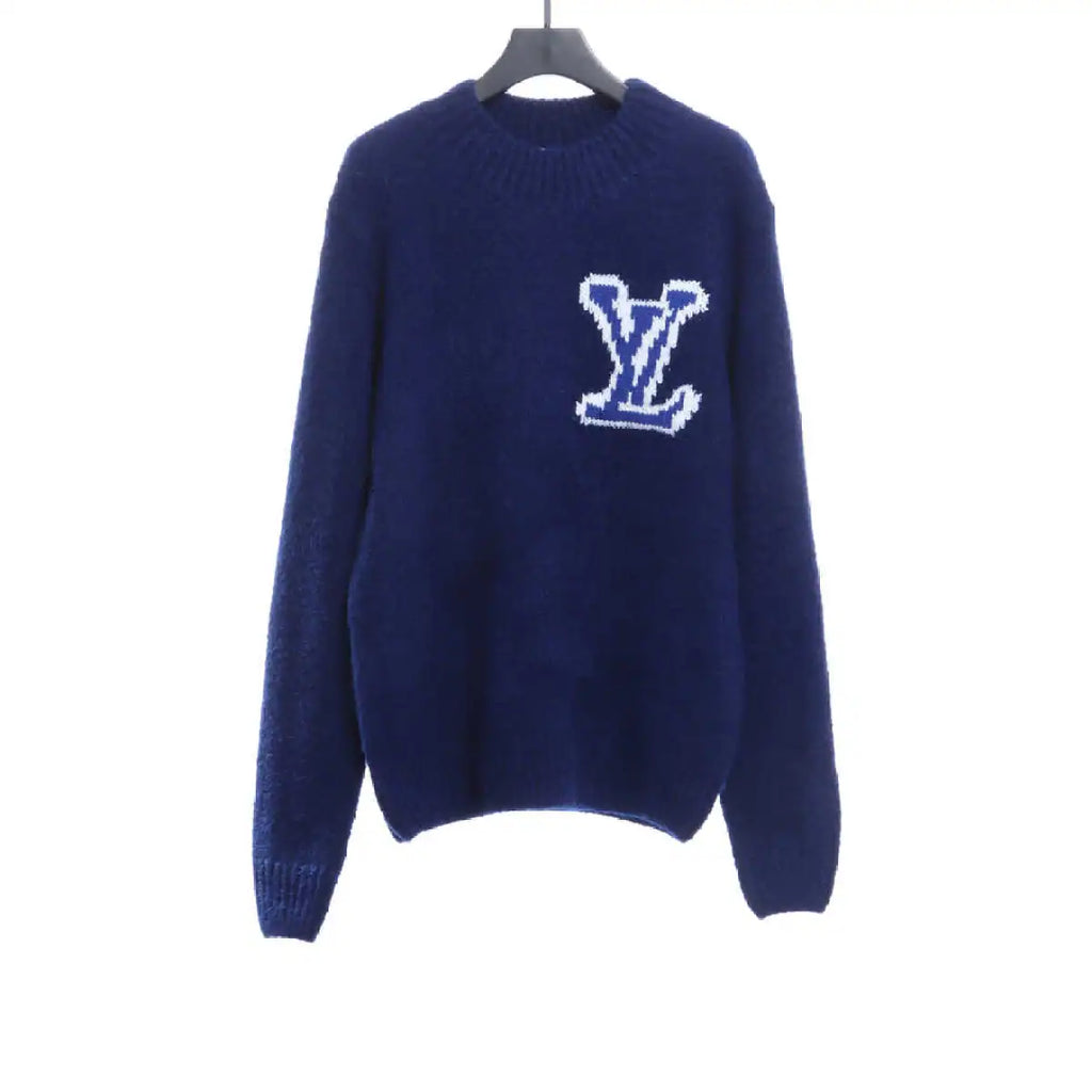 Louis Vuitton Classic LOGO Sweater Blue – LH110