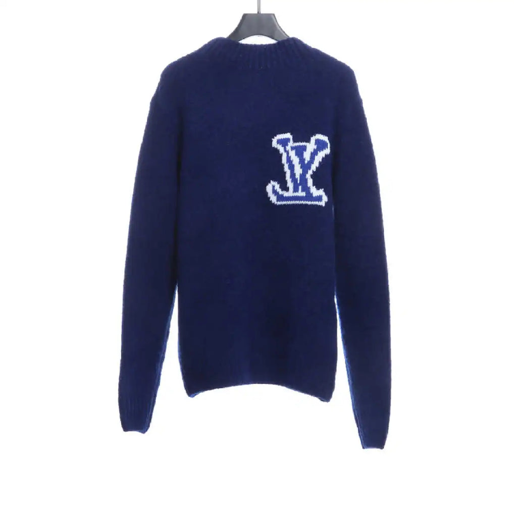 Louis Vuitton Classic LOGO Sweater Blue – LH110