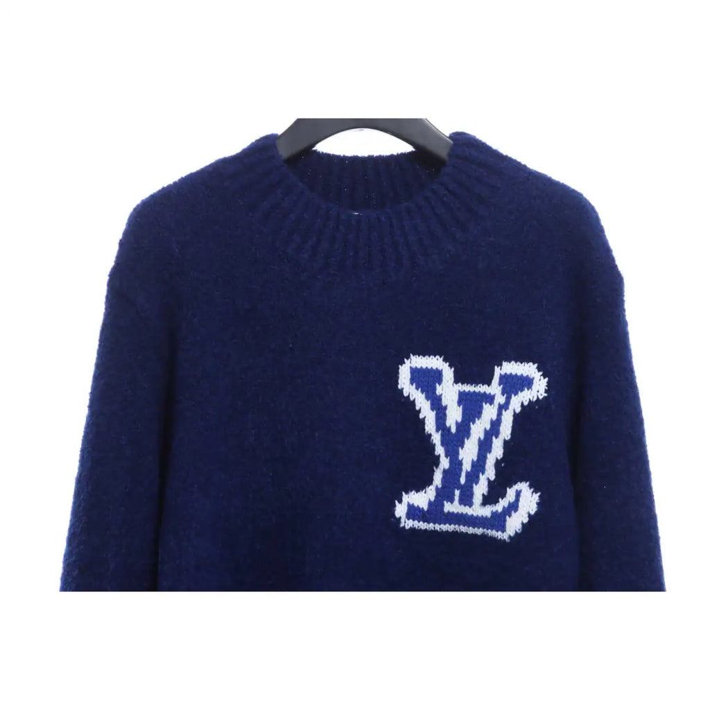 Louis Vuitton Classic LOGO Sweater Blue – LH110