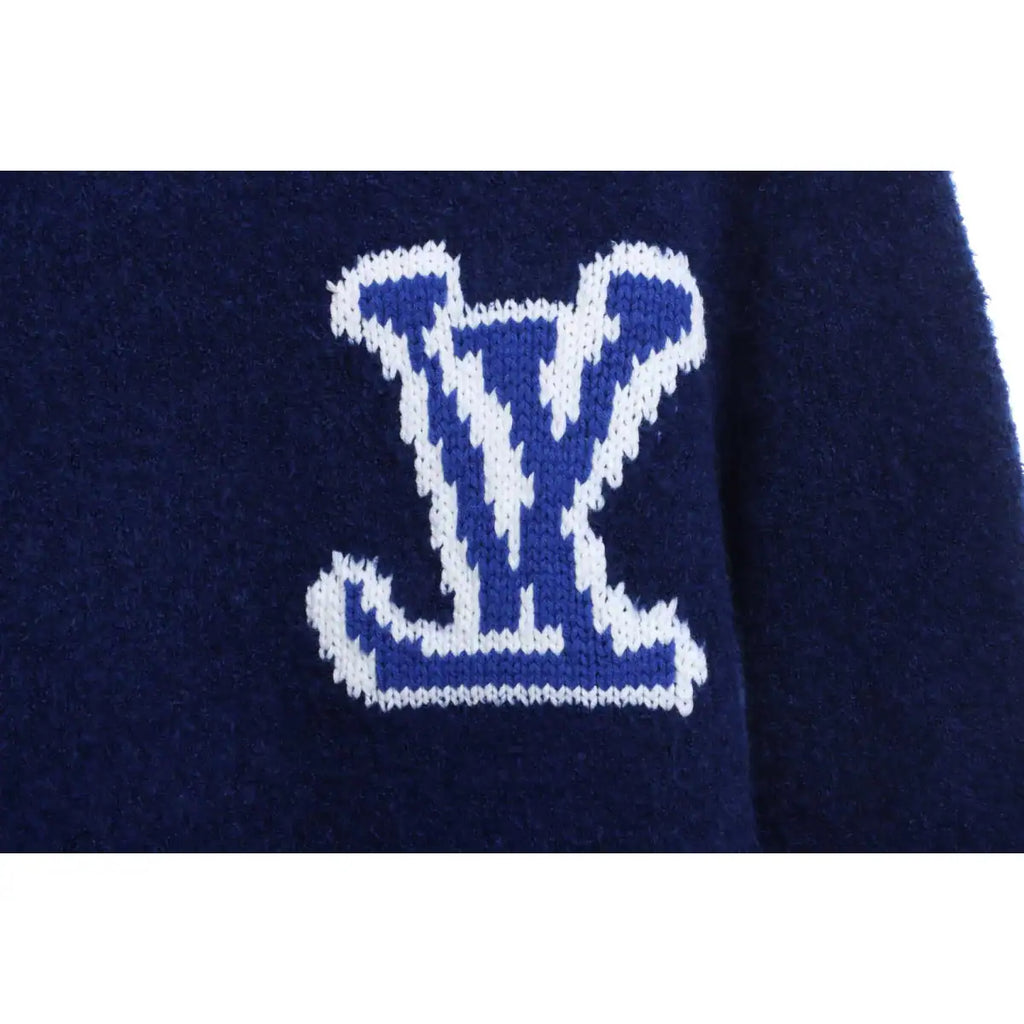 Louis Vuitton Classic LOGO Sweater Blue – LH110