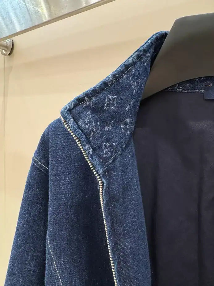 Louis Vuitton Denim Zip-Up Jacket – LVC76