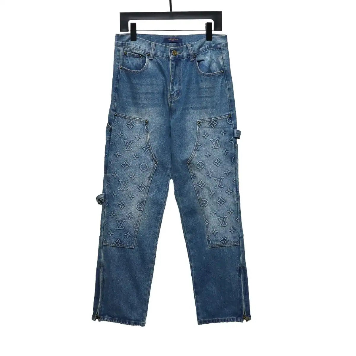 Louis Vuitton Embossed Jeans Dark Blue – LVJ001
