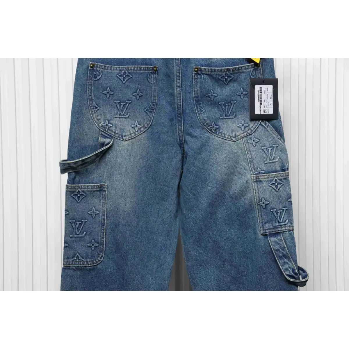 Louis Vuitton Embossed Jeans Dark Blue – LVJ001