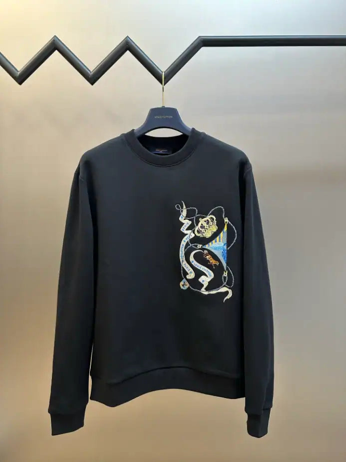 Louis Vuitton Embroidered Long-Sleeved Sweatshirt – LH104